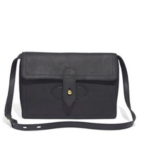 Madewell Sketchbook Bag- Black Leather